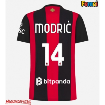 AC Milan Luka Modric #14 Tricou Fotbal Replică 2026-27 Femei Acasa